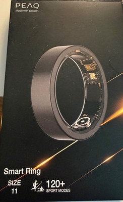PEAQ Smartring Size 11 120+ Sport Modes neu mit allem Zubehör