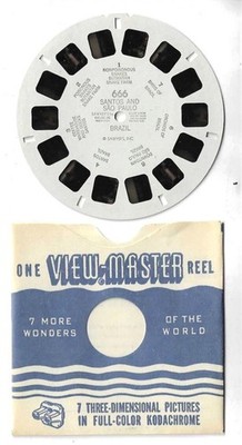 View Master Single Reel 666 Santos & Sao Paulo Brazil
