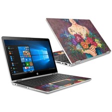 MightySkins Skin Compatible with Pavilion x360 15.6" 2018 - Eye Bouquet  P...