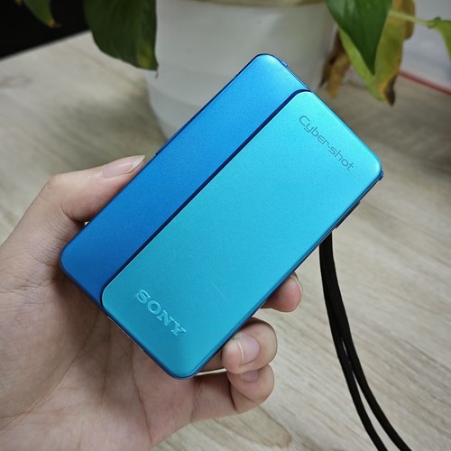 Waterproof Sony Cyber-shot DSC-TX20 16.2MP CMOS Retro Digital Camera Blue