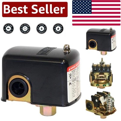 NEMA 1 Compliant Pressure Switch for Water Wells, 40-60 PSI Long Lasting!