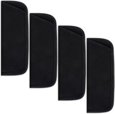 4 Pack Eyeglass Case Soft Slip in Glasses Cases Black Eyeglasses Holder Protecti
