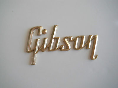 Gibson Amp Logo- gold ( large version ) | eBay