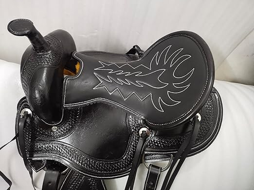 Selle Western Endurance Cuir Ridex – Avec Sacoche Mobile – Toutes Tailles Dispo