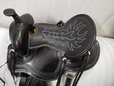 Selle de cheval Western Pleasure Trail Endurance en cuir Selle de cheval Western Pleasure Trail Endurance en cuir