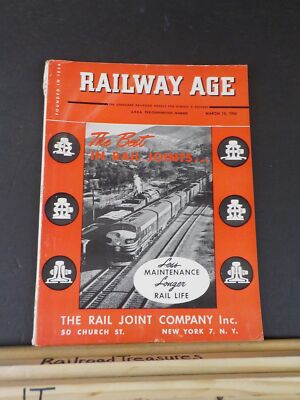Railway Age 1952 March 10 C&O Maintenance macines in good repair PRR Electric fr