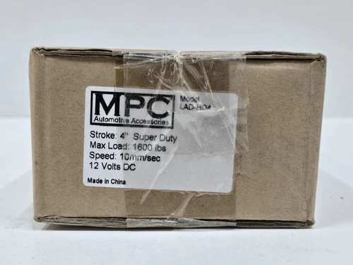 MPC Linear Actuator 4" Super Duty  Max Load 1600  Speed 10mm/sec