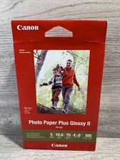Lot Of 5 Canon Plus Glossy II PP-301 Inkjet Print Photo Paper - 500 Sheets New
