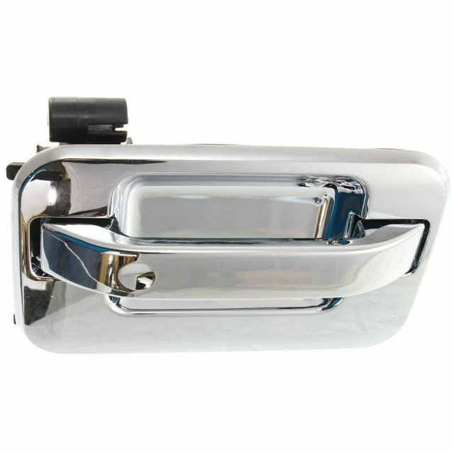 Door Handle w/ Keypad Hole, Set of 2 Front Outer, Chrome for 20042014