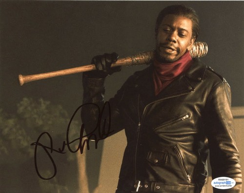 Dave Chappelle Signed SNL Walking Dead Negan 8x10 Photo EXACT Proof ACOA