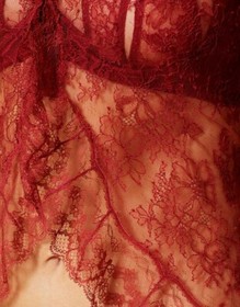 Agent Provocateur MARCIA Pyjama Jacket L/4 NWT Rust Orig. $845 [U]