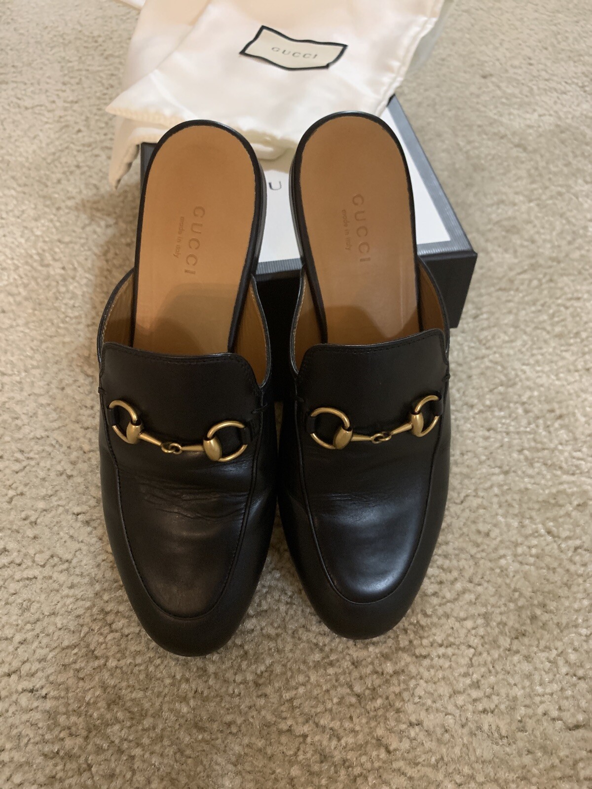 gucci princetown fur sale