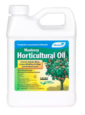 Monterey Horticultural Oil Controls Mites, Aphids and Other Soft Bodied Insects