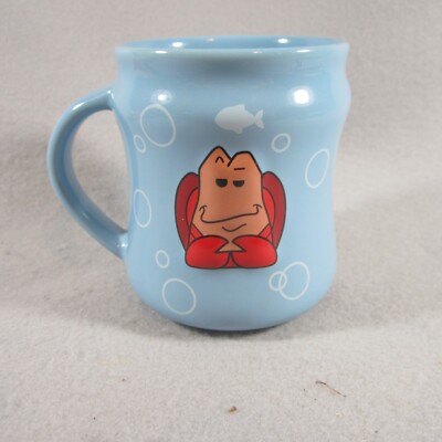 Disney Store Sebastian Little Mermaid 3D Silly Sidewalker 10 Oz Coffee Mug