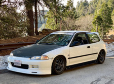 New 1992 1993 1994 1995 Honda Civic Js Style Front Lip Kit Eg Spoiler