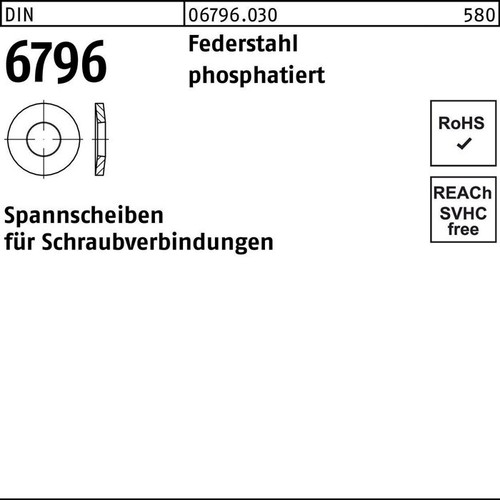 50er PACK Stk Spannscheibe 24 X 56 X 6 DIN 6796 Federstahl 50er pack stk spannscheibe 24 x 56 x 6 din 6796 federstahl
