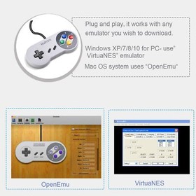 For Nintendo64 N64 USB Controller/ SNES Gamepad Joystick For PC MAC Raspberry Pi