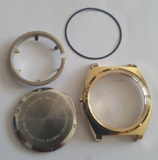 Gold Plated Bezel, Screw Back Case With Casing Ring For ST Caliber 96 Movement