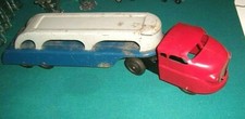 WYANDOTTE 1940/50'S PRESSED STEEL AUTO TRUCK/ TRANSPORT PARTLY RESTORED