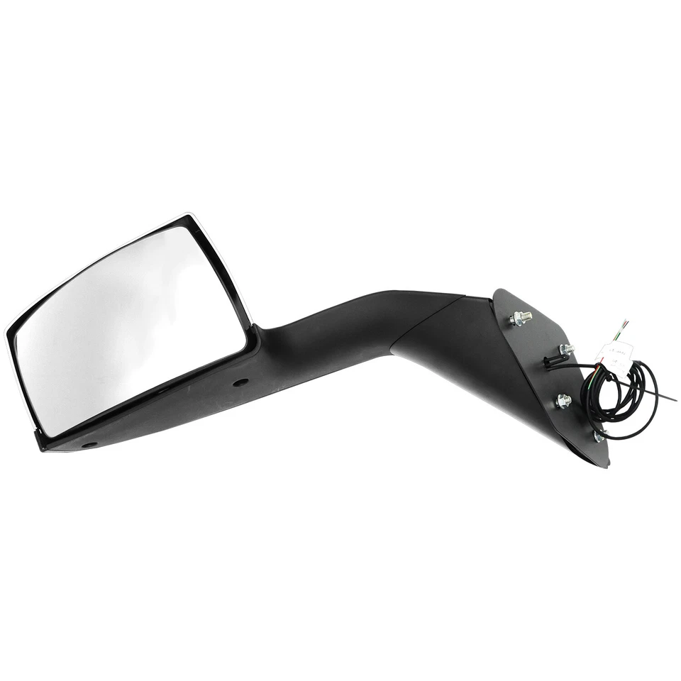 Par de espejos retrovisores cromados diestros y diestros para Volvo VNL 2004-2017 con luces de giro Foto 3 de 4