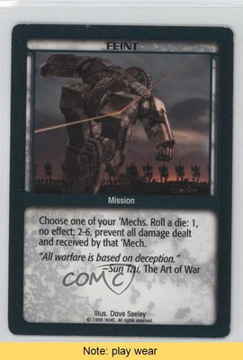 1996-98 Battletech CCG Feint READ 2s8