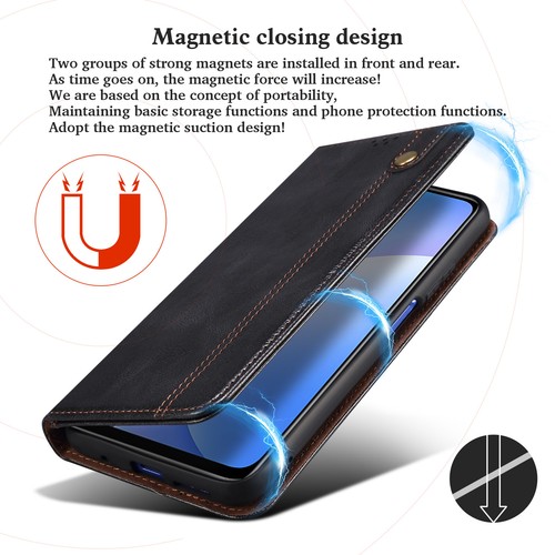 For Google Pixel 9 8 7 6 Pro 7A 6A Leather Wallet Magnetic Stand Card Case Cover - Picture 22 of 62