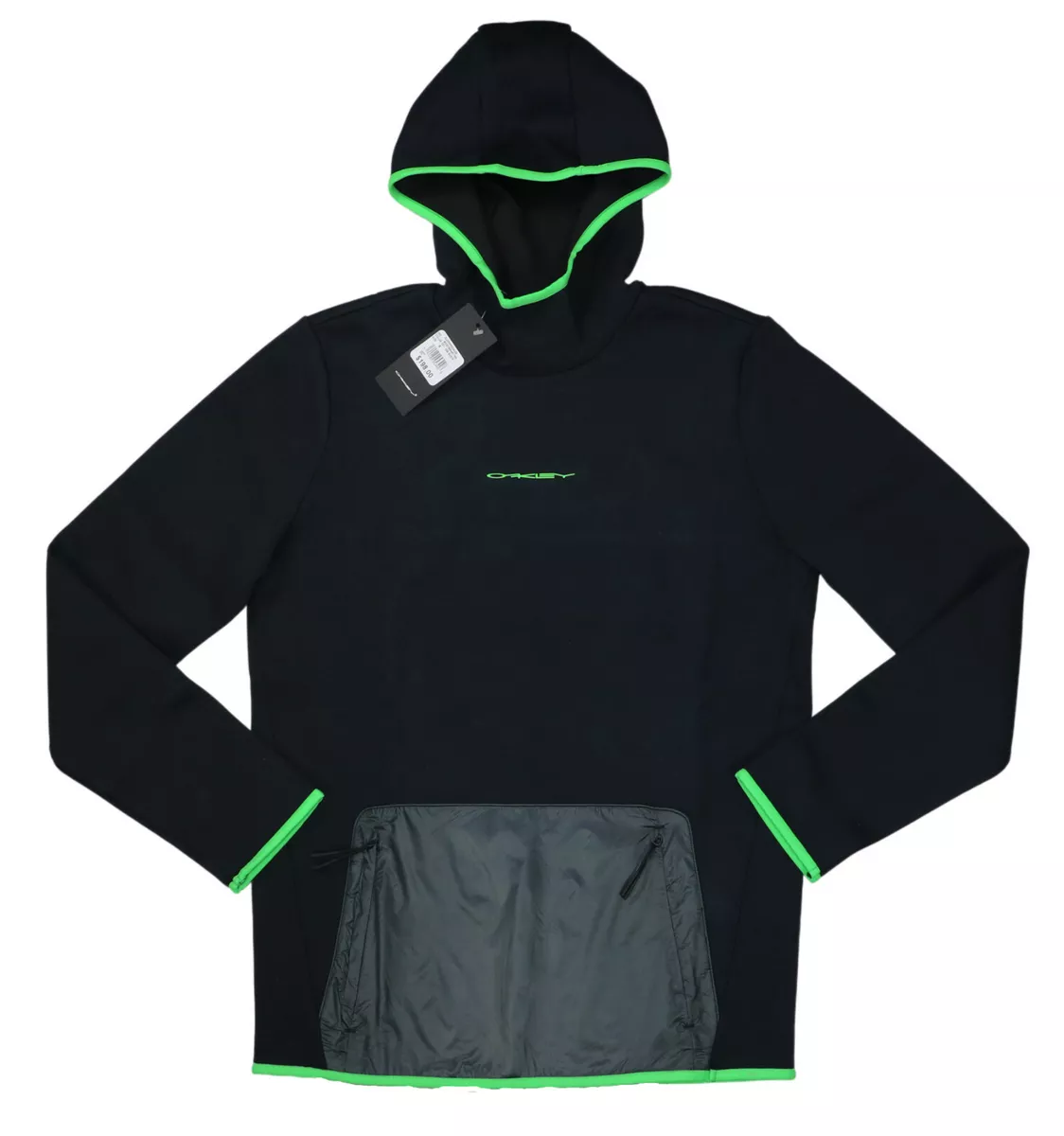 Zippered kangaroo pocket hoodie sale