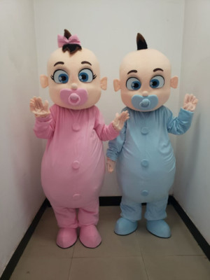 Boss Baby Boy And Girl Mascot Costume Christmas Fancy Dress Halloween Mascot Toy