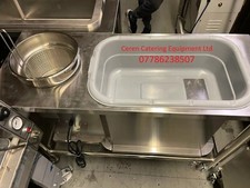 Breading Table with l Plastic Container  