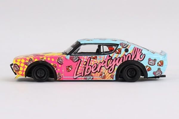 ミニカー MINI GT NISSAN GT-R LBWK KUMA Graffiti 1:64 Nissan
