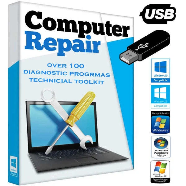 PC Fix It Fix Your Computer Laptop Problems Recover Repair USB Tool Kit - Image 2 of 2