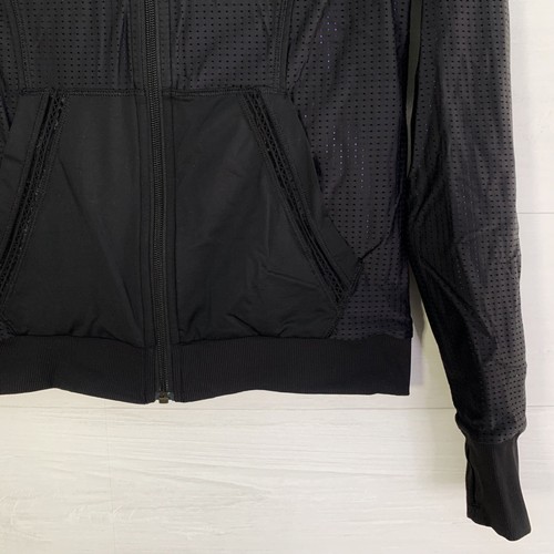 ivivva - Purple & black mesh reversible full zip hooded jacket, 14 - Picture 8 of 11
