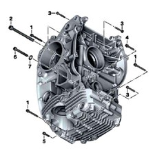 BMW R NINE T 2013-2019 Kit viti brugola carter motore n°3 R1200 NINE T