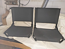 Two Cascade Mountain Technologies Folding Stadium Chair Bleacher Seat