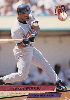 1993 Fleer Ultra #585 Shane Mack MLB Minnesota Twins +(Yes 3 Free Mystery Cards)