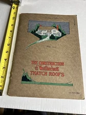 1928 Thatched Roof Shingle House Architecture Catalog Tudor Revival Storybook