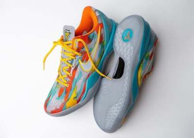 Nike Kobe 8 Protro Retro Venice Beach Grey Silver Multi FQ3548-001