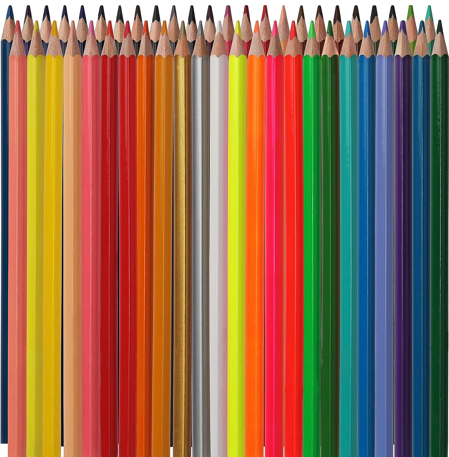 Faber Castell 48 Triangular Colour Pencils, Multicolor - Free Ship