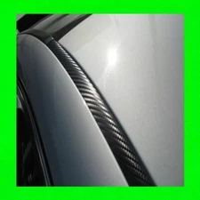 FOR LEXUS CARBON FIBER 2PC ROOF TOP TRIM DRIP MOLDINGS COVERS SET 5YR WARRANTY