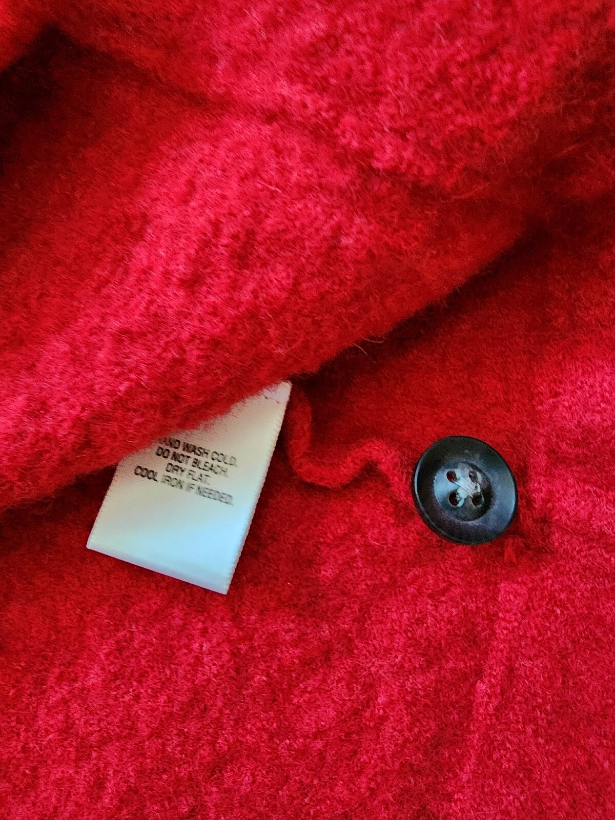 Classic Elements 100% Wool Duster Coat Embroidery… - image 6