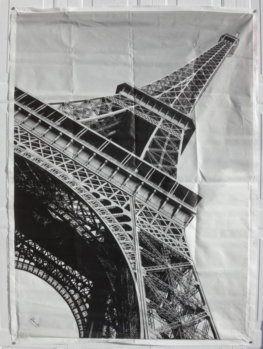 値下⁠【送料込みIKEA 大型アートパネル パリ エッフェル塔 ポスターフレーム IKEA Eiffel Tower Print 84x61 Large Wall Art Barbara Onischuck