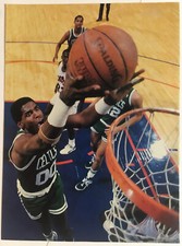Robert Parish Boston Celtics 1980s Magazine Photo 8x11 Inches Man Cave