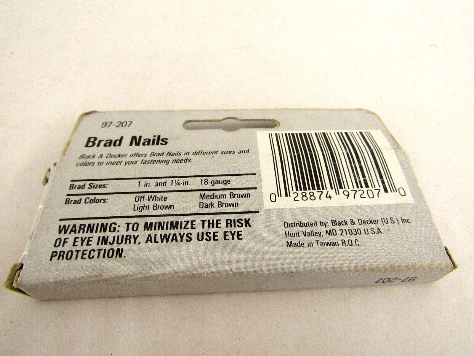 Black&Decker Stick Brad Nails 1 1/4" 18Gauge 9720 500Pack 1 pack eBay