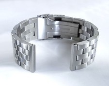 20mm Brushed Stainless Steel Bracelet Fits Hamilton Jazzmaster H605324108 Watch