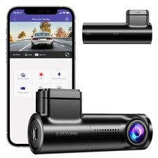AZDOME 1296P FHD Dashcam for Car WiFi Parking Mode WDR Time-Lapse G-Sensor 1080P