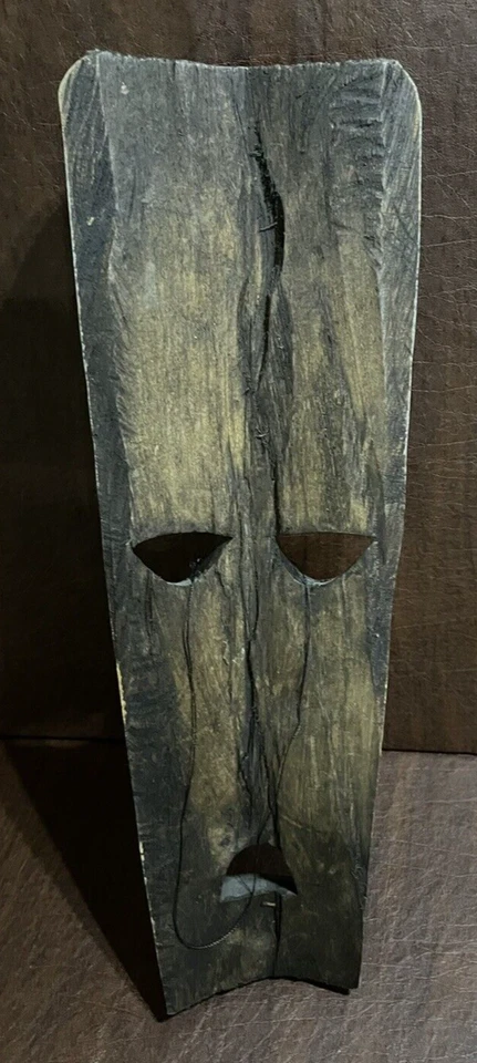 NFL Carolina Panthers Tiki Tótem Tribal Tallado a Mano Mascota Pared Estatua 16" x 5" Foto 4 de 4