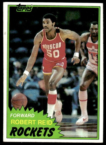 1981-82 Topps #MW88 Robert Reid BASKETBALL Houston Rockets | eBay