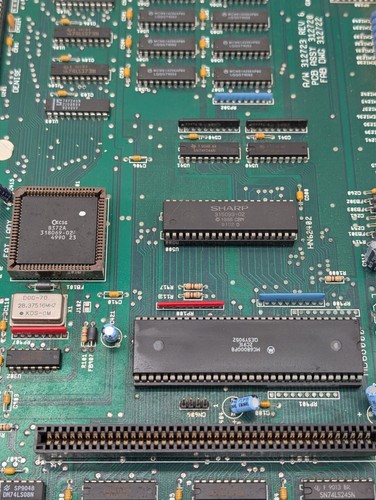 Amiga 2000 Rev 6.2 Mainboard, Fat Agnus 8372A + FULL IC / CHIPS ✅ TOP 100% ✅ - Photo 3/16