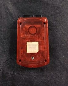 Sega Dreamcast Visual Memory Unit VMU Memory Card HKT-7000 Red Transparent