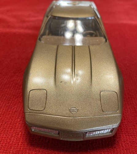 1986 Corvette Promo Plastic Model Beige Toy Car - Picture 3 of 12